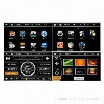 Car GPS Navigation Systems, OE Fits for Geely GC7, with Radio, MP3, MP4 and Bluetooth Functions